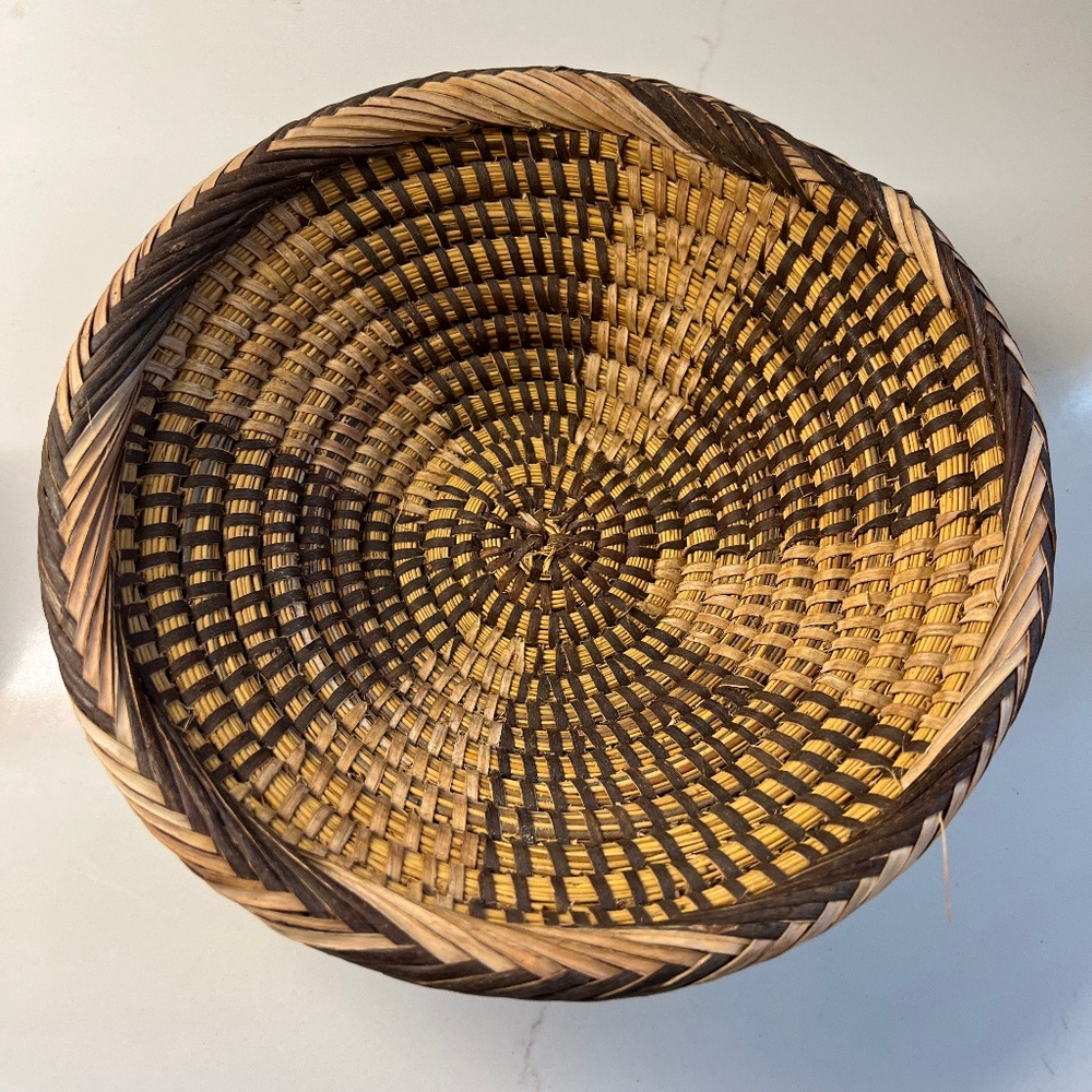 Vintage Handmade Basket